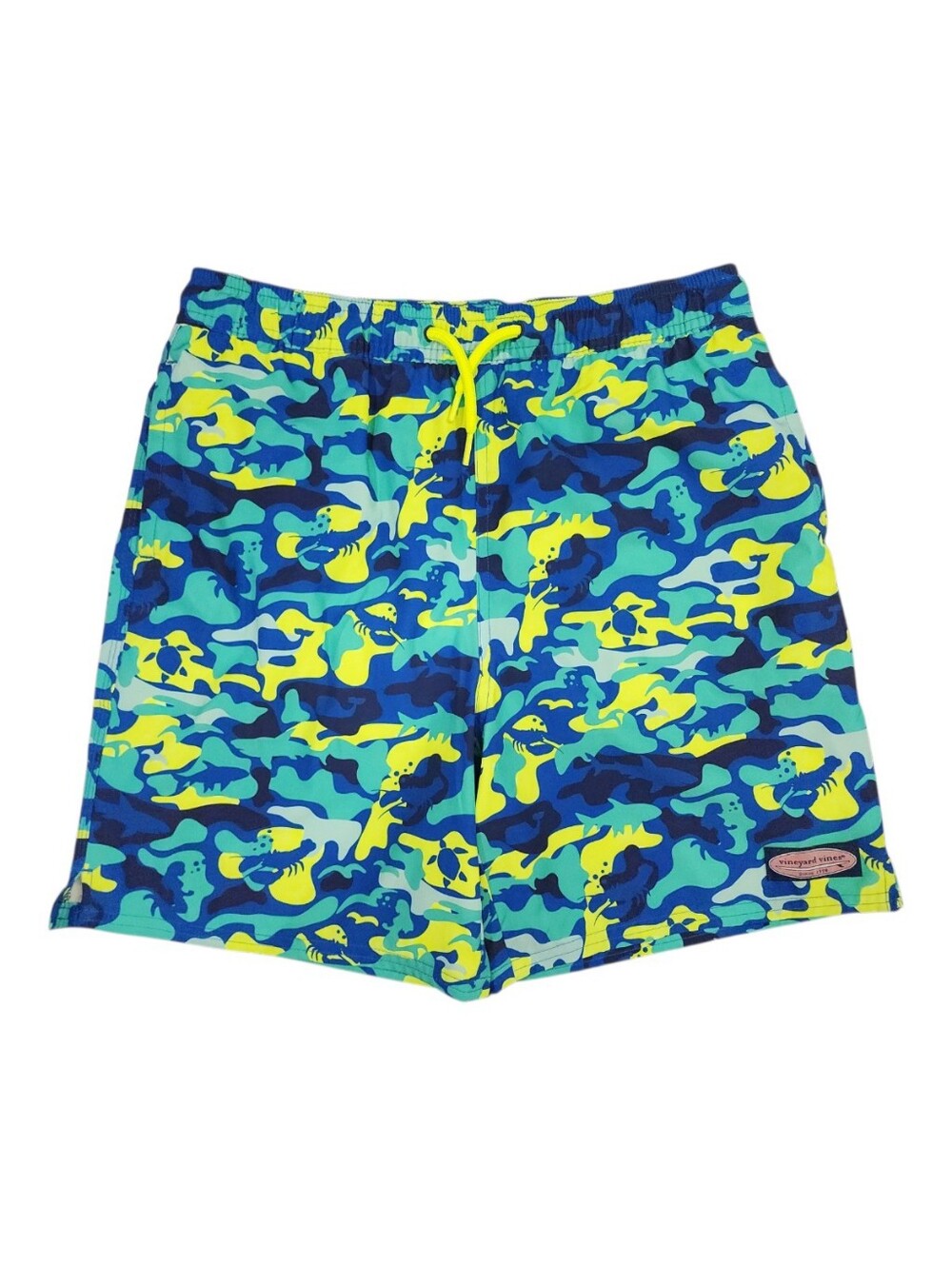 Vineyard Vines Printed Chappy Swim Trunks, Boys Large